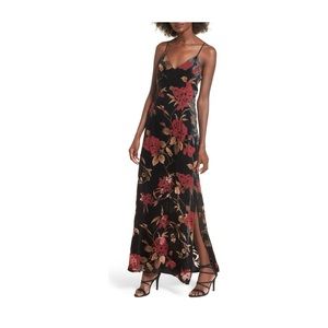 NWT Velvet Burnout Maxi Dress